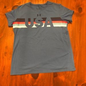 Girl’s UA USA tee